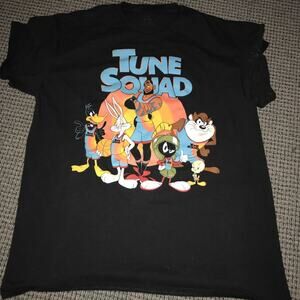 Space Jam 2 Tune Squad Large Black Graphic Tee